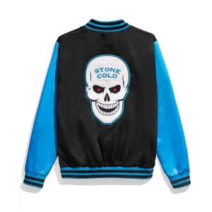 Stone Cold Chenille Logo Satin Jacket