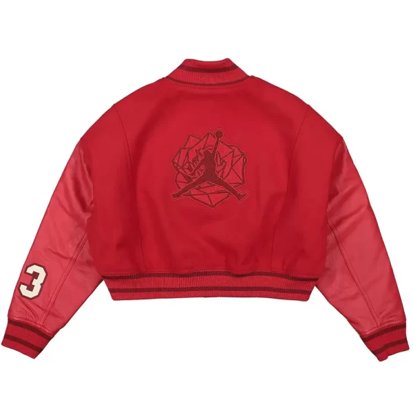 Teyana Taylor Rose Red Varsity Jacket