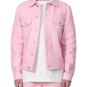 The View Ludacris Pink Leather Jacket