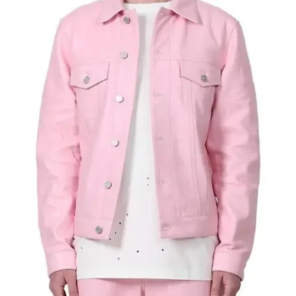 The View Ludacris Pink Leather Jacket