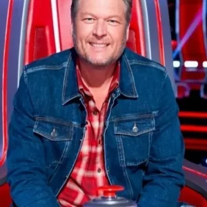 The Voice Blake Shelton Denim Blue Jacket