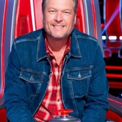 The Voice Blake Shelton Denim Blue Jacket