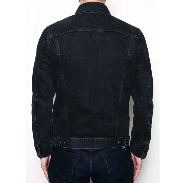 Tom Bateman Based on a True Story Matt Pierce Black Denim Jacket