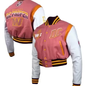 Washington Commanders DC Proper Wool Varsity Jacket