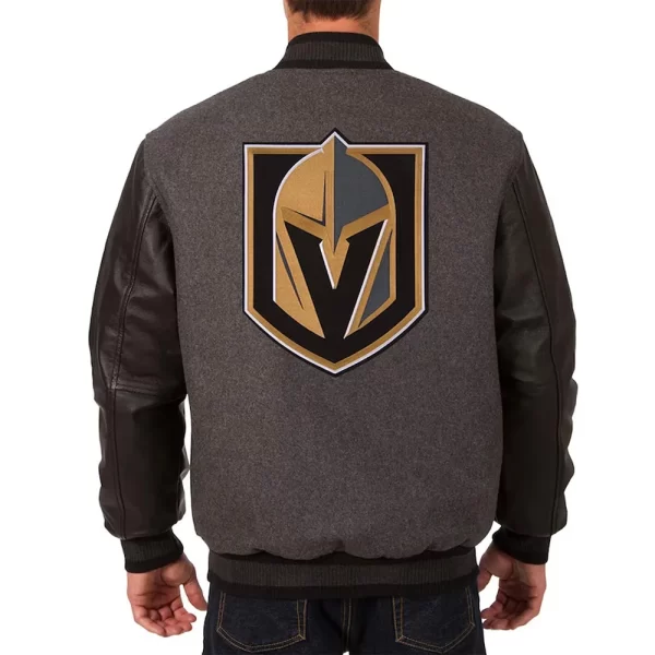 Wool & Leather Vegas Golden Knights Varsity Jacket