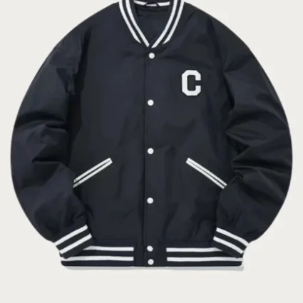 XO Kitty 2023 Minyeong Choi Satin Bomber Jacket