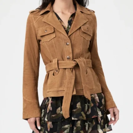 9-1-1 Lone Star Sierra Mcclain Suede Jacket