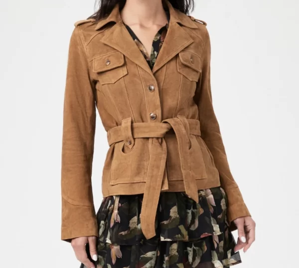 9-1-1 Lone Star Sierra Mcclain Suede Jacket