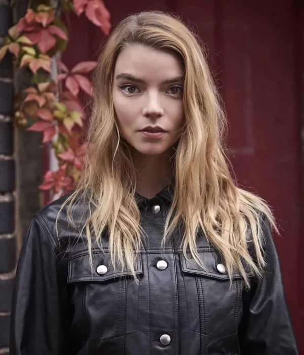 Anya Taylor-Joy Photoshoot The Laterals Leather Jacket