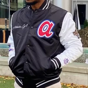 Atlanta Braves Varsity Satin Jacket