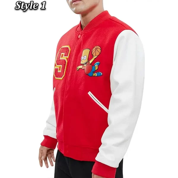 Bart Simpson Varsity Jacket