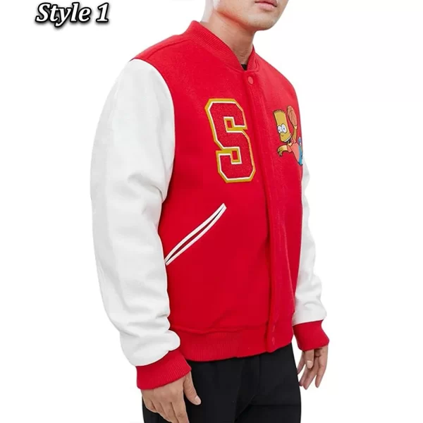 Bart Simpson Varsity Jackets