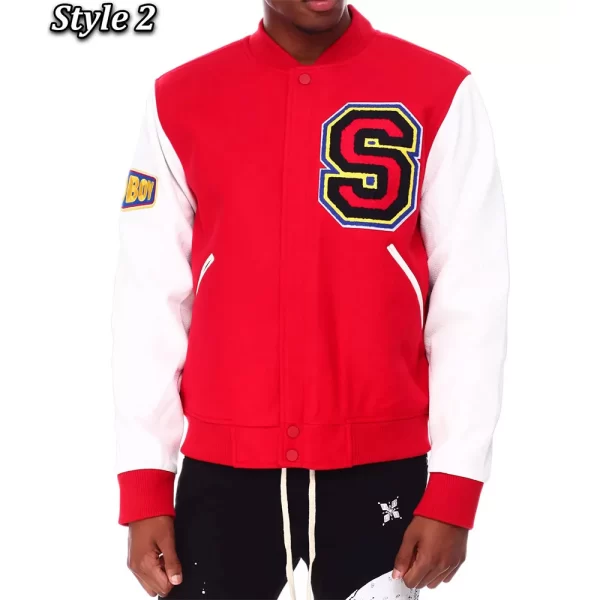 Bart Simpson Wool Varsity Jacket