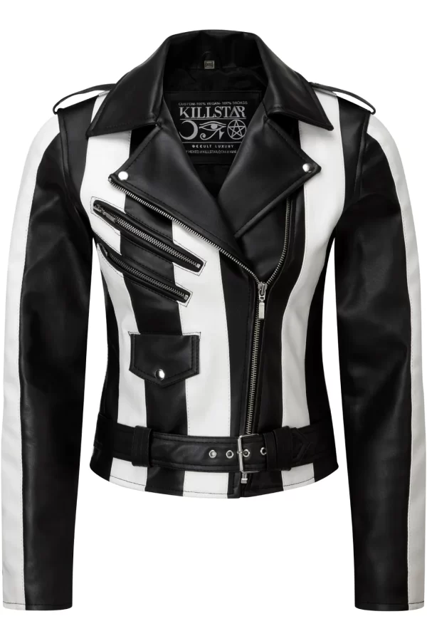 Beetlejuice Biker Leather Jacket