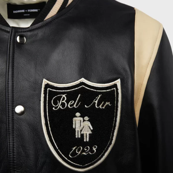 Bel-Air Will Smith Varsity Leather Jacket