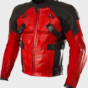 Deadpool Armored Real Leather Jacket