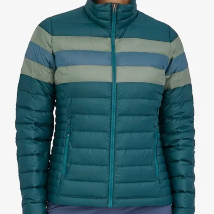 Elizabeth Tulloch Superman and Lois S02 Green Puffer Jacket