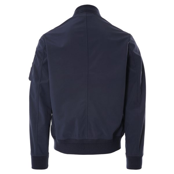 Elyes Gabel Suspicion Sean Tilson Navy Blue Bomber Jacket