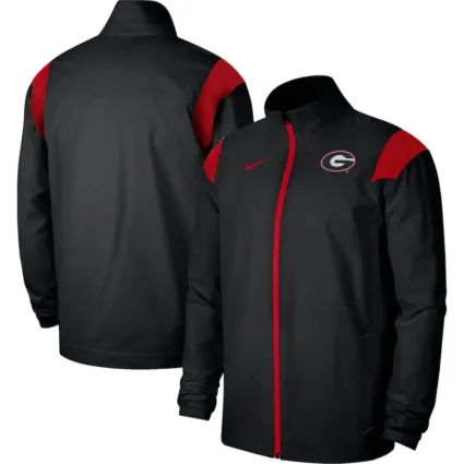 Georgia Bulldogs Black Track Jacket