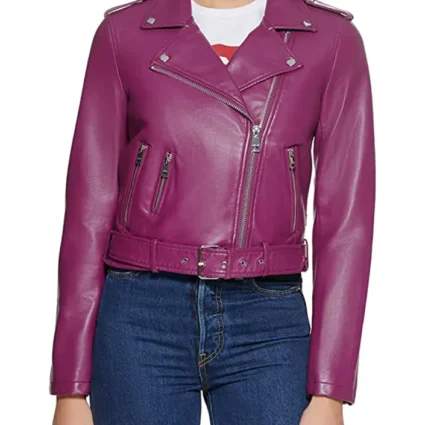 Girls5eva Busy Philipps Faux Leather Jacket