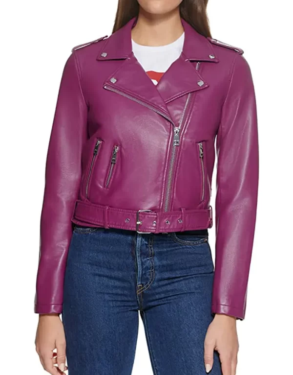 Girls5eva Busy Philipps Faux Leather Jacket