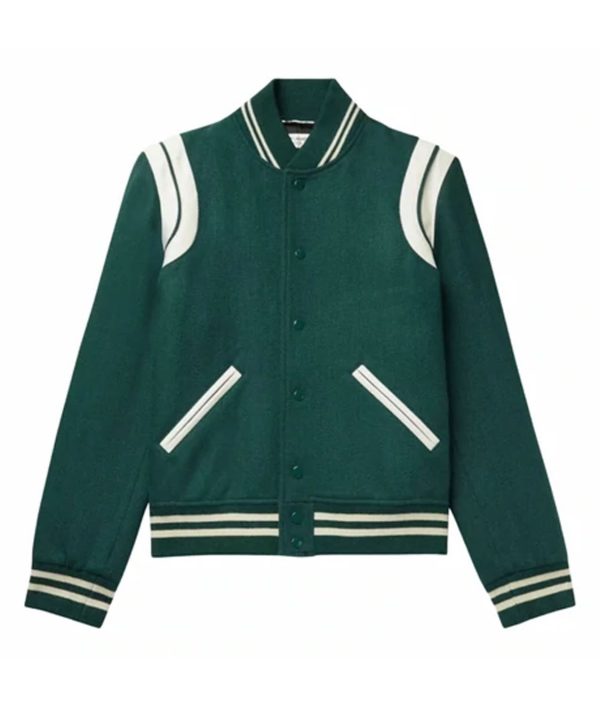 Gossip Girl Thomas Doherty Teddy Wool Varsity Jacket