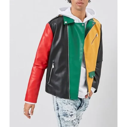 Isaac Brown American Idol Genuine leather Jacket