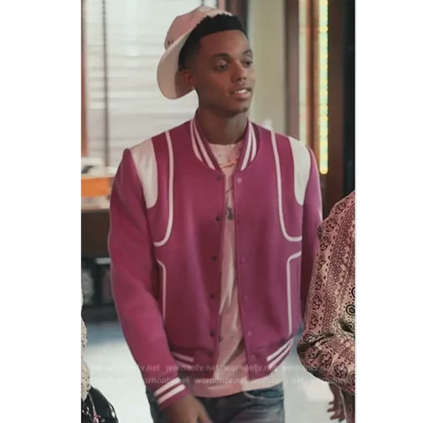 Jabari Banks Bel-Air Gamble Varsity Jacket