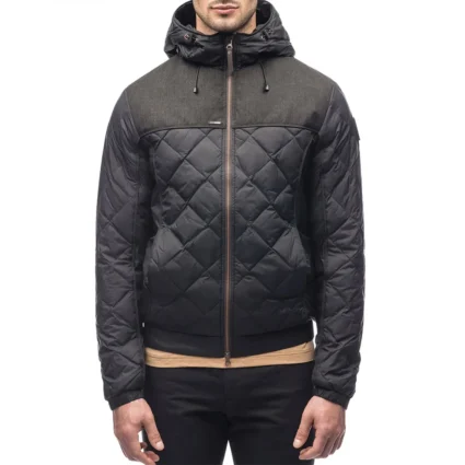 Jordan Calloway Fire Country Quilted Black Jacket