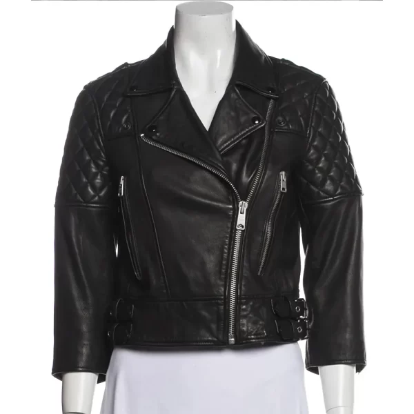 Kin Yasmin Seky Black Leather Jacket