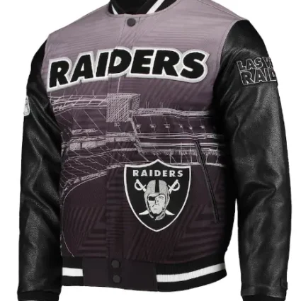 Las Vegas Raiders Bomber Black Jacket