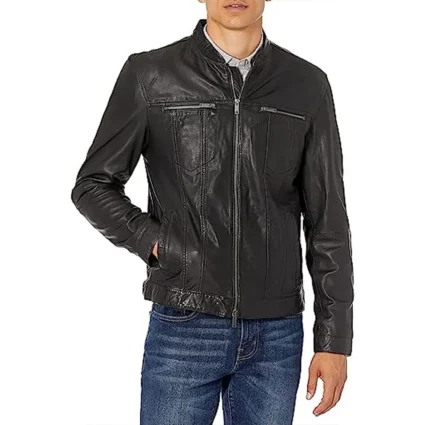 Law & Order S03 Christopher Meloni Black Leather Jacket