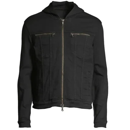 Legacies Aria Shahghasemi Hooded Denim Jacket