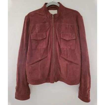 Legacies Season 4 Candice King Suede Brown Jacket