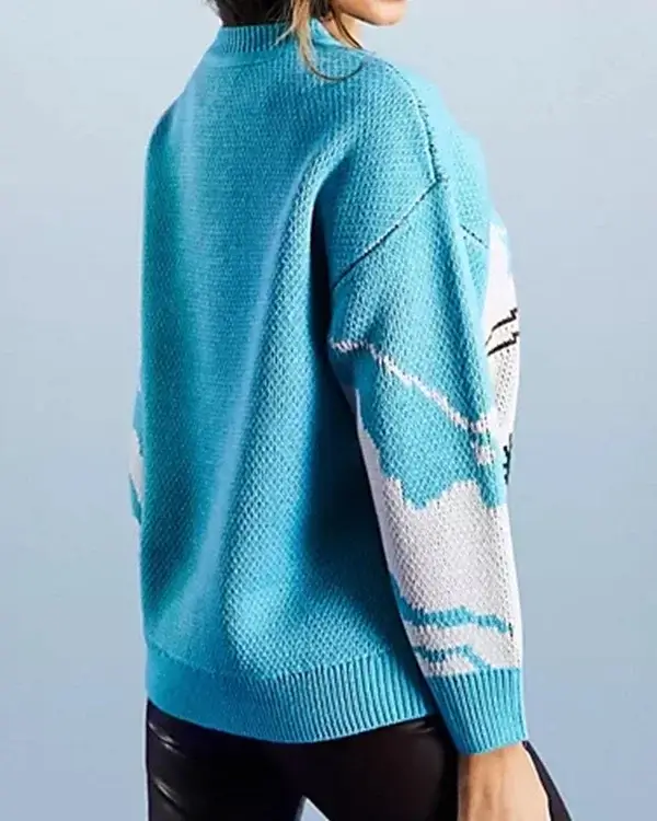 Lindsay Lohan Falling For Christmas Cardigan