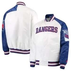 NY Rangers Varsity Satin Jacket