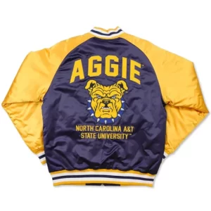 North Carolina A&T Aggies Varsity Satin Jacket