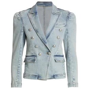 Raven’s Home Cami Rivera Sky Blue Denim Jacket