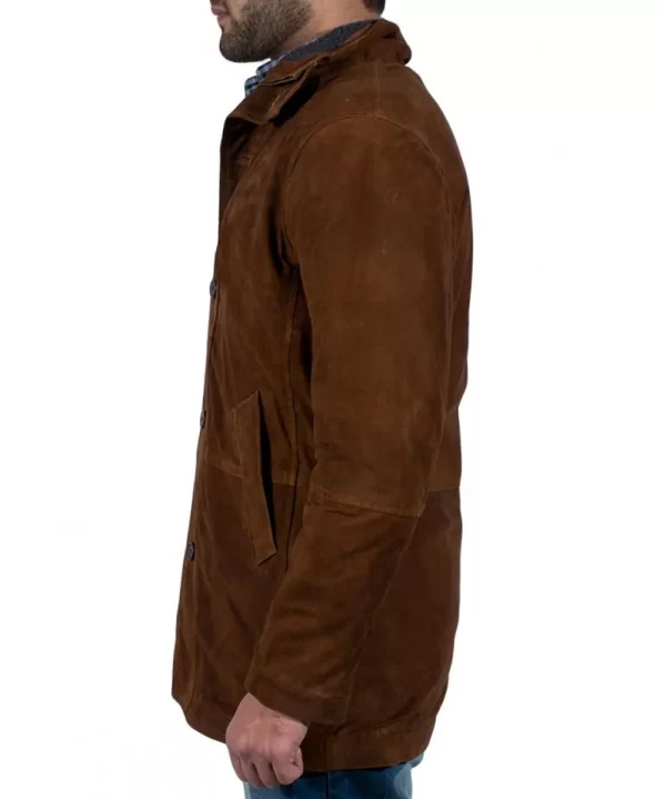 Robert Taylor Sheriff Longmire Suede Coat