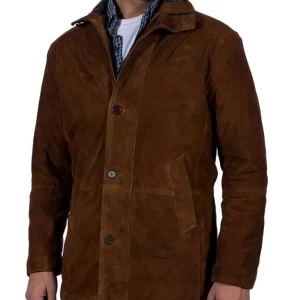 Robert Taylor Sheriff Longmire Suede leather Coat