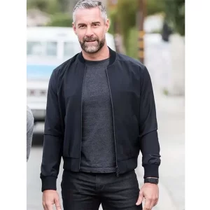 S.W.A.T. Jay Harrington Black Bomber Jacket