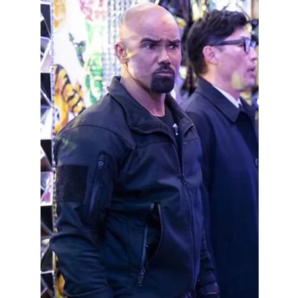 S.W.A.T. Season 6 Shemar Moore Blue Jacket