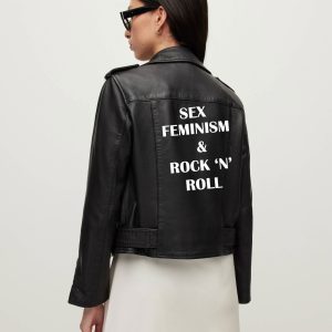 Sex Feminism & Rock N Roll Leather Jacket