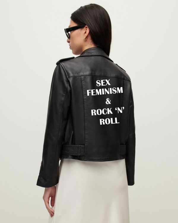 Sex Feminism & Rock N Roll Leather Jacket