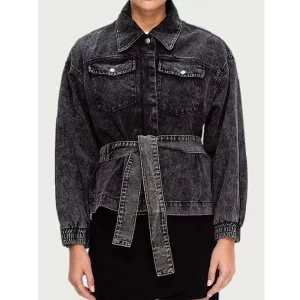 Shining Vale Courteney Cox Black Denim Jacket