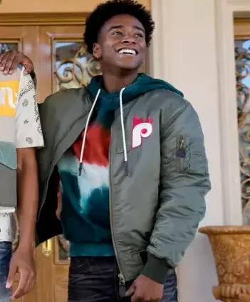 SteVonté Hart Bel-Air Bomber Cotton Jacket