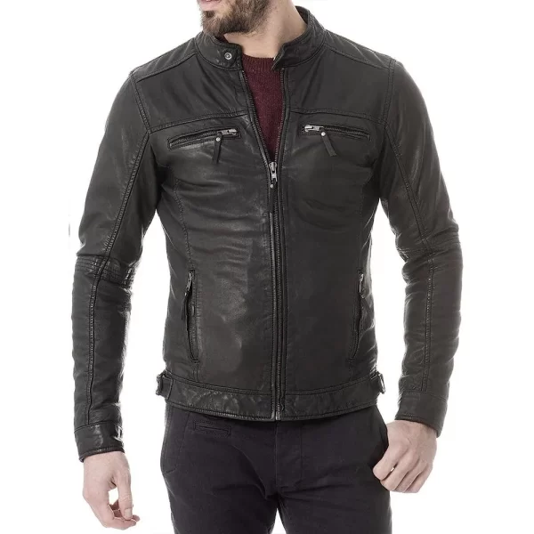 Ted Lasso S03 Brett Goldstein Black Leather Jacket