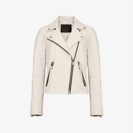 The Equalizer S02 Liza Lapira White Leather Jacket