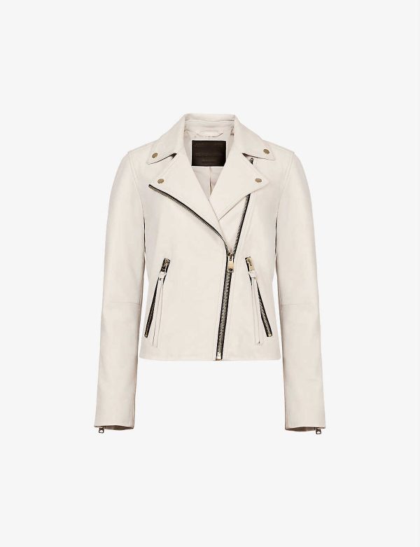 The Equalizer S02 Liza Lapira White Leather Jacket