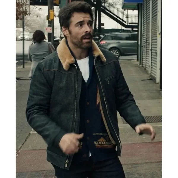 The Equalizer S03 Eric Davies Shearling Denim Jacket